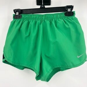 NIKE Dri-Fit Size Small Green Running Shorts. EUC.